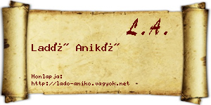 Ladó Anikó névjegykártya